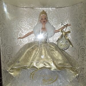 Celebration Barbie Doll in Gold Gown